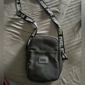 Pink black women bag